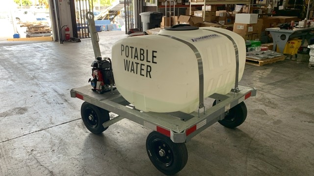 Potable Water Service Cart STD-PC 155 Galvanized