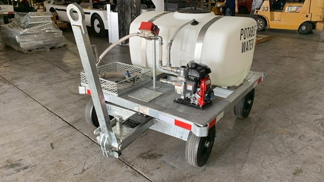 Potable Water Service Cart STD-PC 155 Galvanized