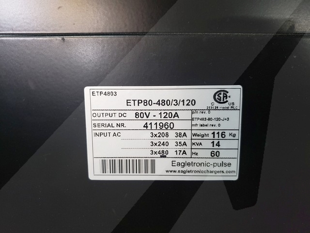 Battery Charger Eagletronic EP 4803- 240 V