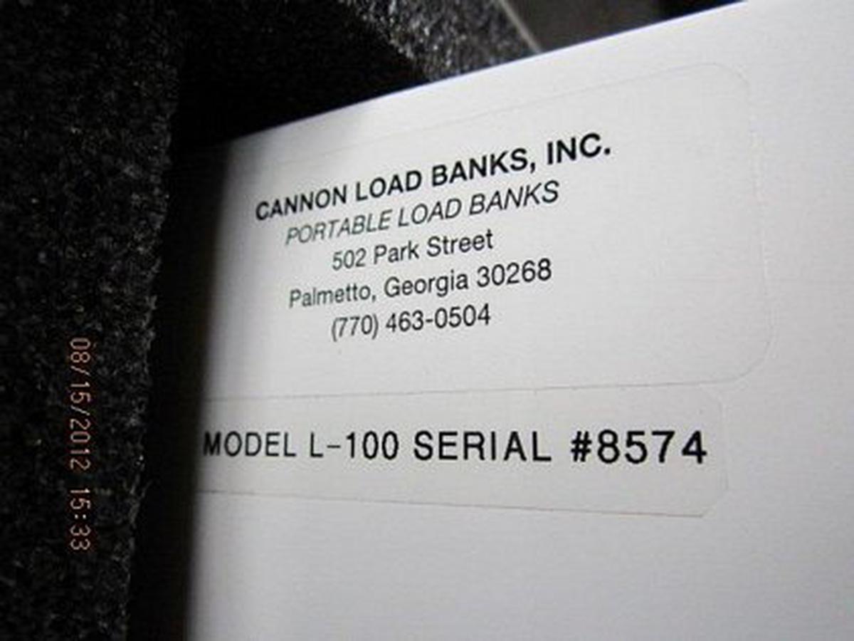 Portable Load Bank Cannon L-100