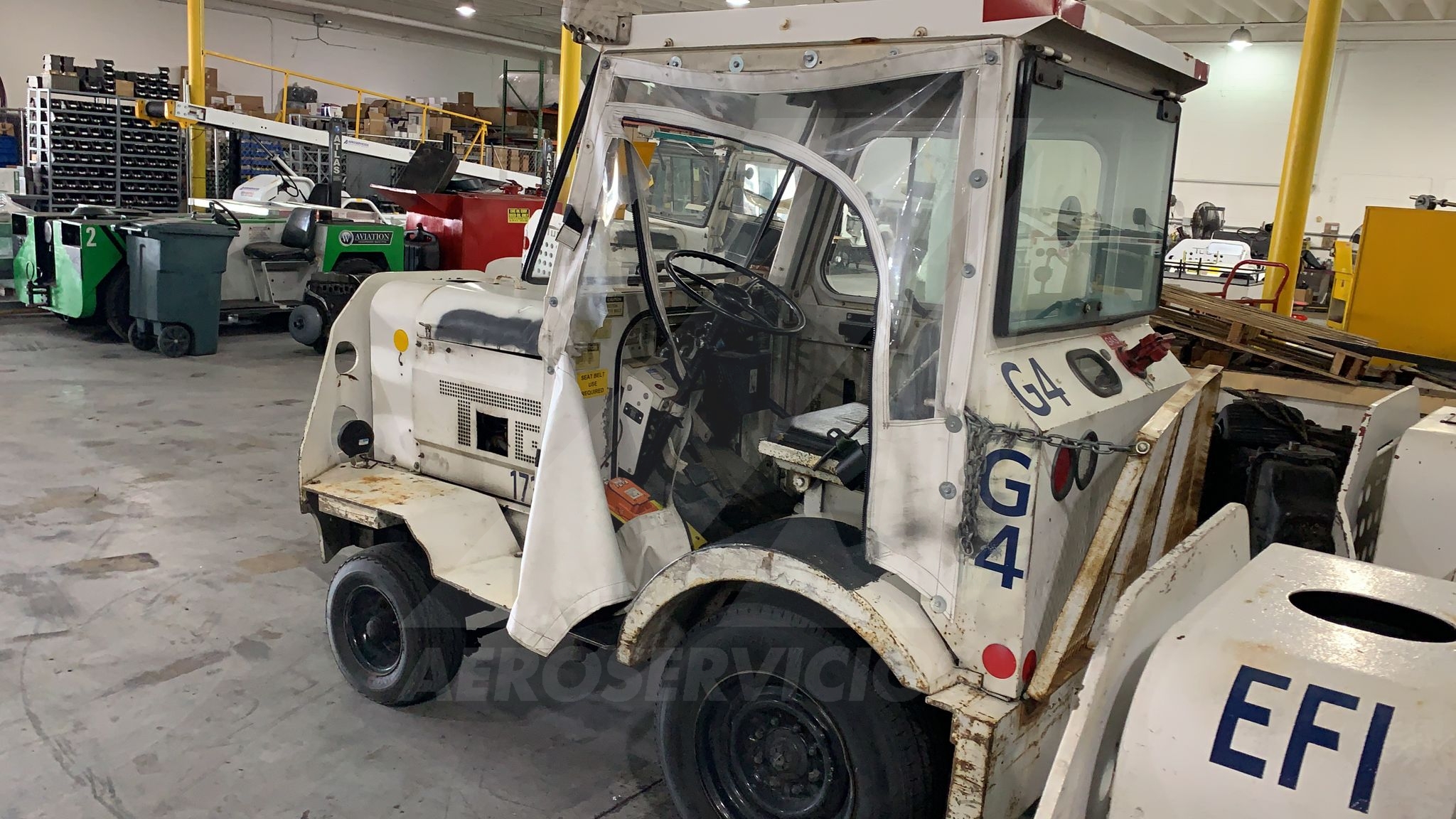 Baggage Tractor Tug MA-50 Cab