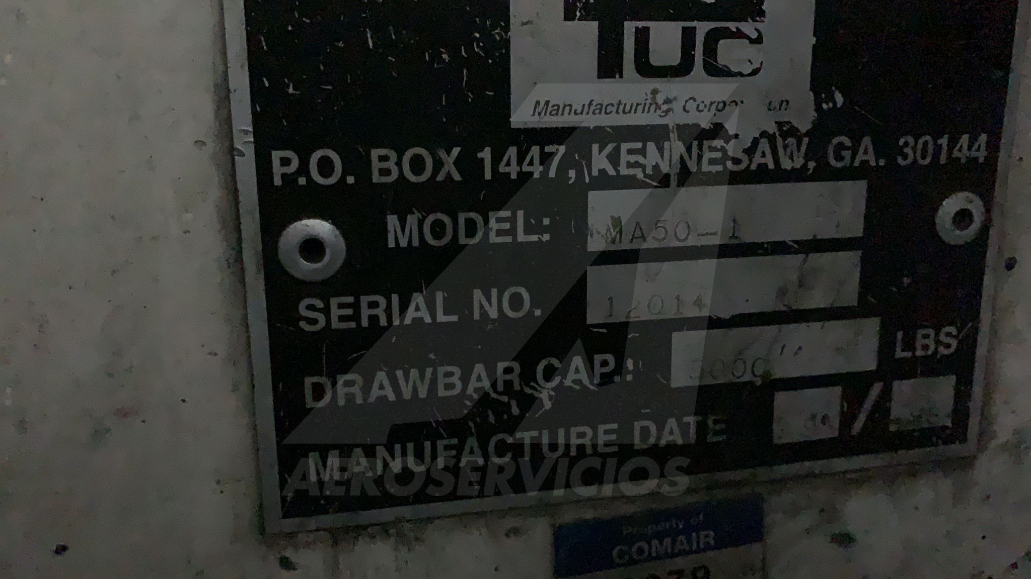 Baggage Tractor Tug MA-50 Cab