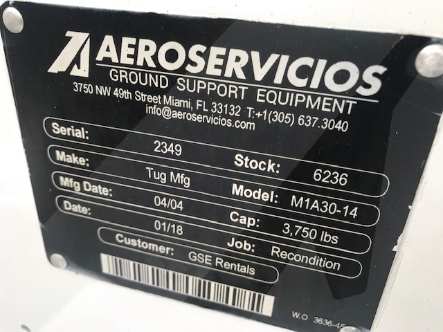 Baggage Tractor Tug M1A30-14