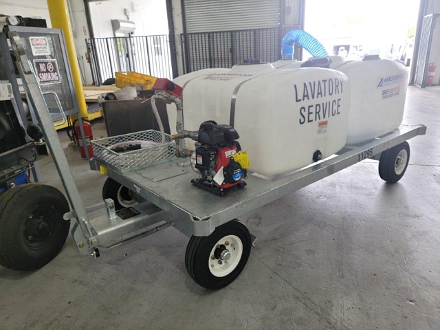 Lavatory Service Cart Standard GSE STD-LC 155/155 Galvanized