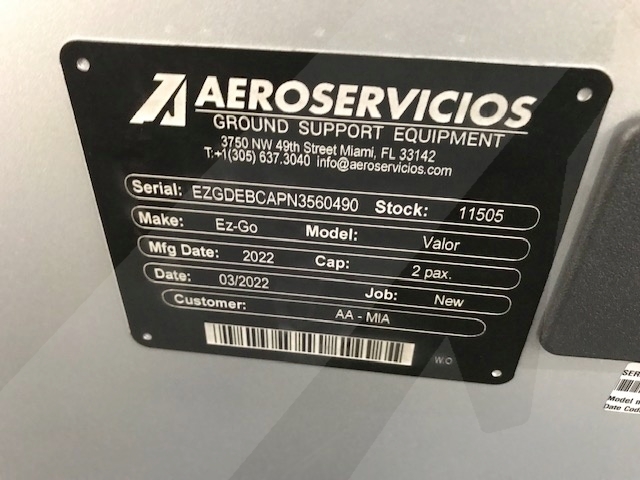 EZ-GO Valor Gas Golf Cart