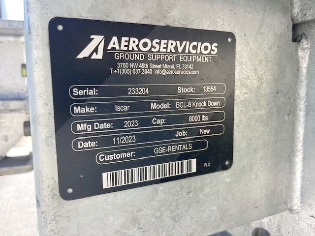 Baggage Carts Closed Iscar BCL-8 Galvanized 2023