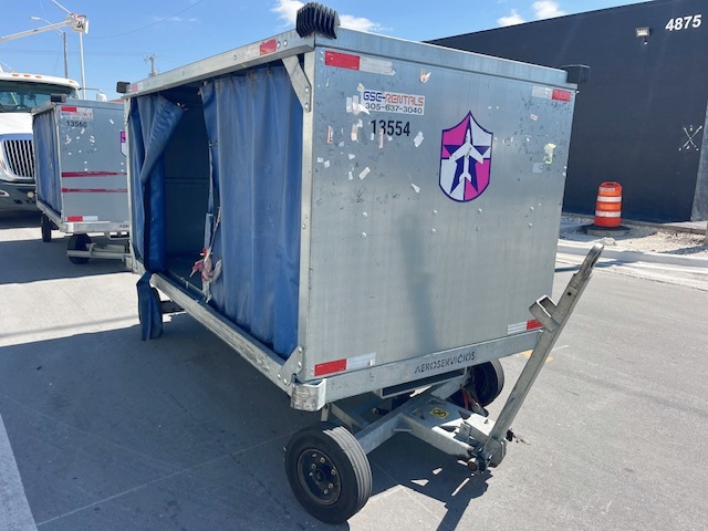Baggage Carts Closed Iscar BCL-8 Galvanized 2023