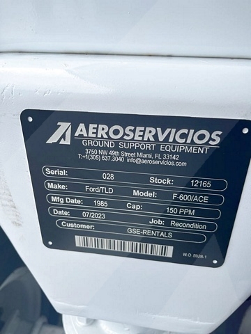 Air Start Unit Ford/TLD F-600/ACE 600-1150