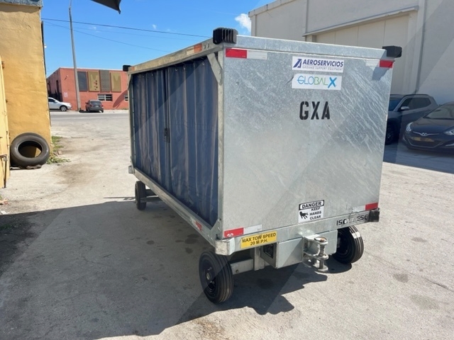 Baggage Carts Closed Iscar BCL-8 Galvanized 2021
