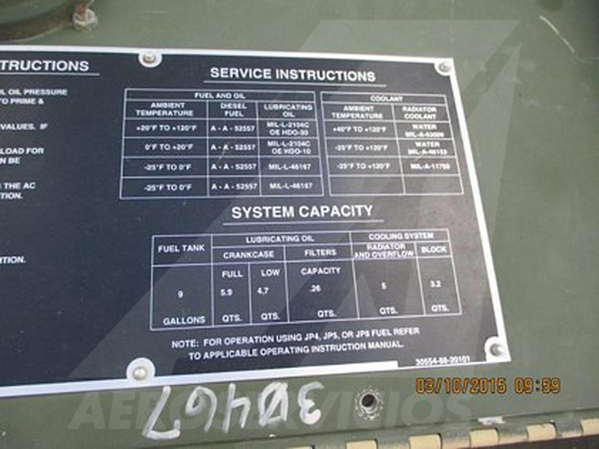 Generator Fermont MEP-803A