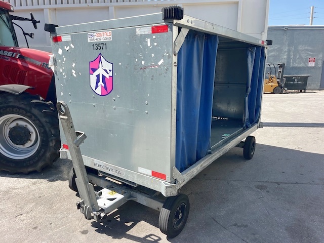 Baggage Carts Closed Iscar BCL-8 Galvanized 2023