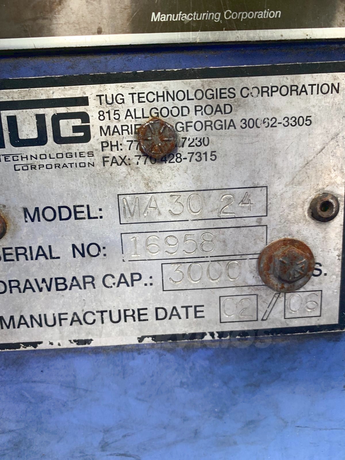 Baggage Tractor Tug MA-30