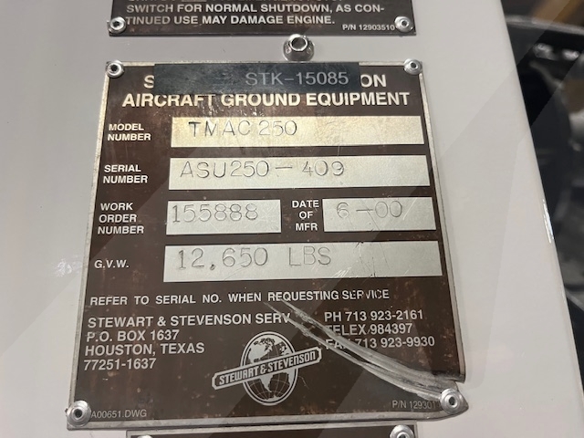 Air Start Unit S&S TMAC-250