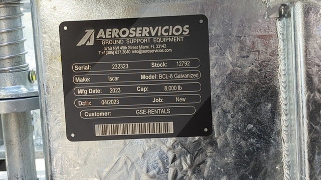 Baggage Carts Closed Iscar BCL-8 Galvanized 2023