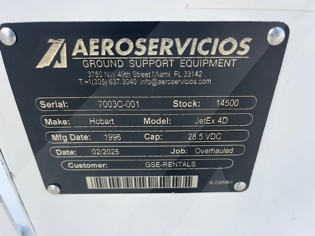 Ground Power Unit Hobart JetEx 4D