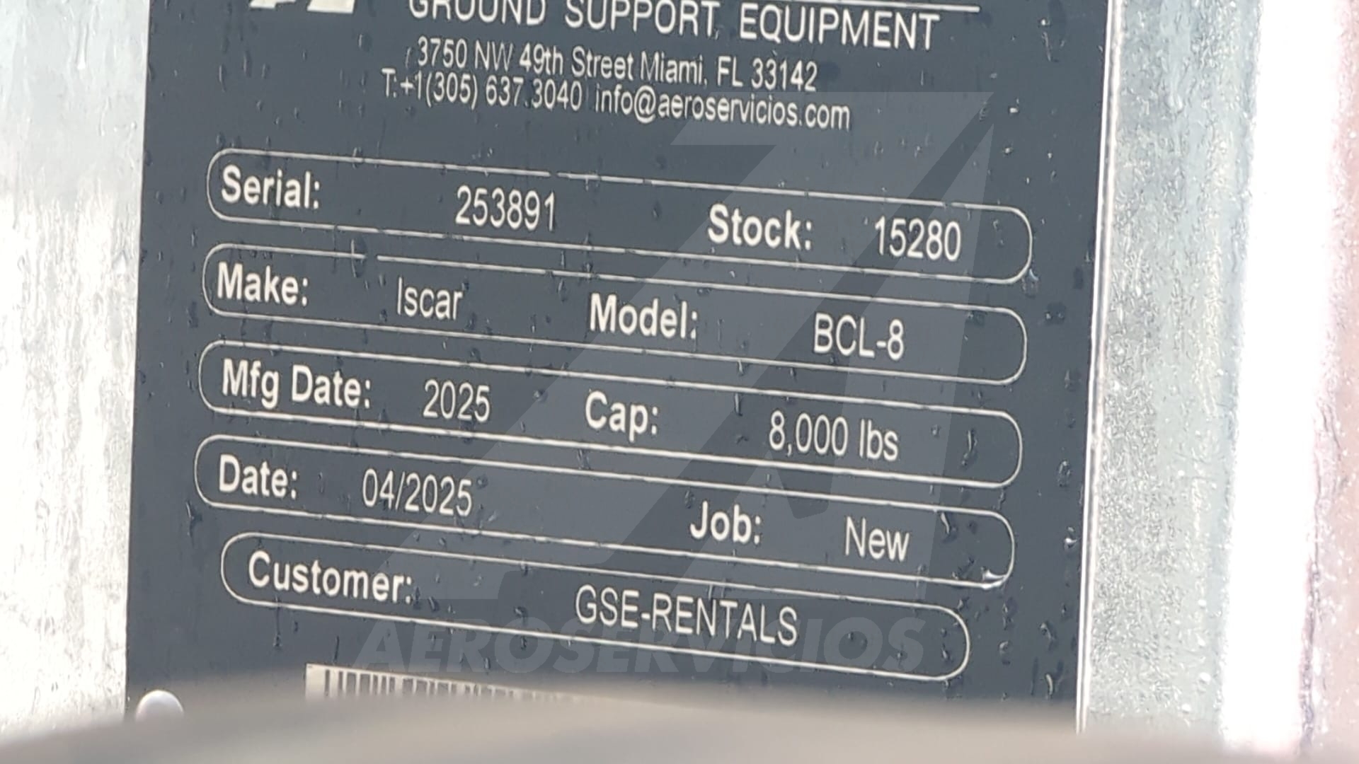 Baggage Carts Closed Iscar BCL-8 Galvanized 2025