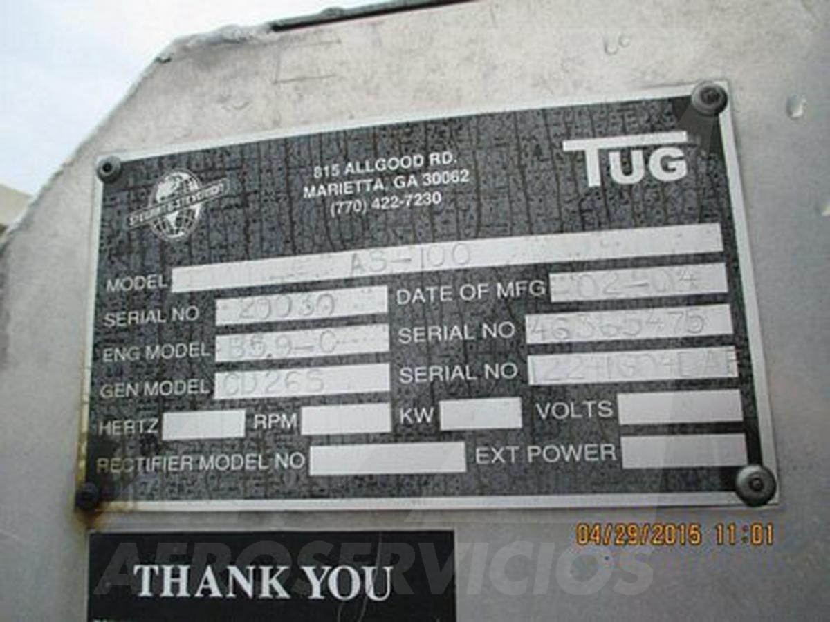 Air Start Unit Tug AS-100 - 100 PPM