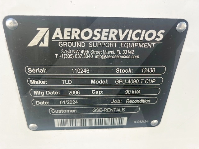 Ground Power Unit TLD GPU 4090-T-CUP
