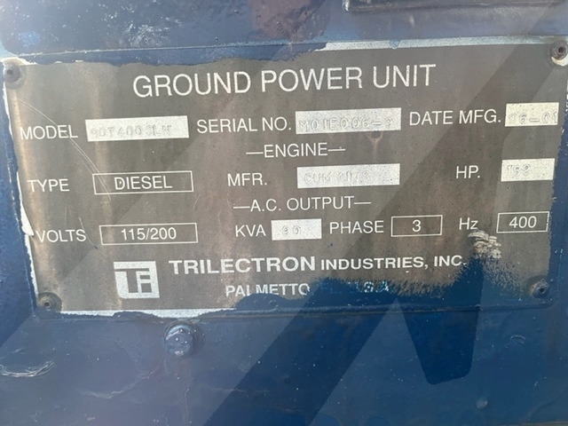 Ground Power Unit Trilectron 90T400SLN - 90 kVA