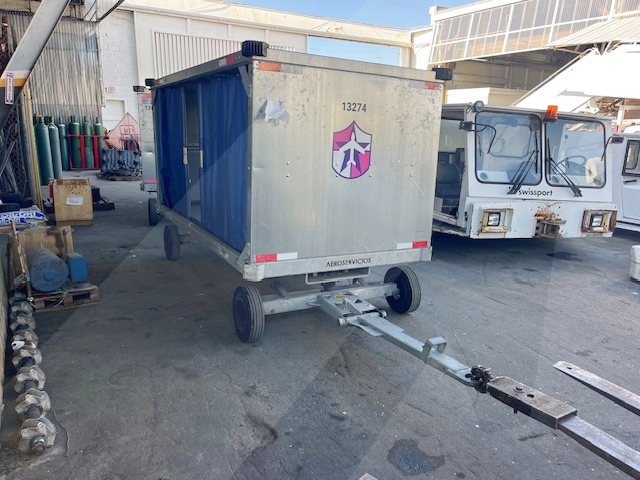 Baggage Carts Closed Iscar BCL-8 Galvanized 2023