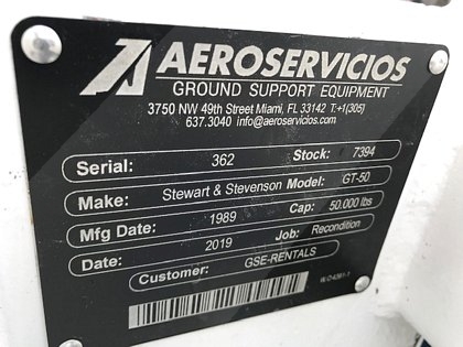 Push Back Tractor S&S GT-50