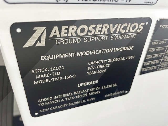 Push Back Tractor TLD TMX-150-15 Tier 4F