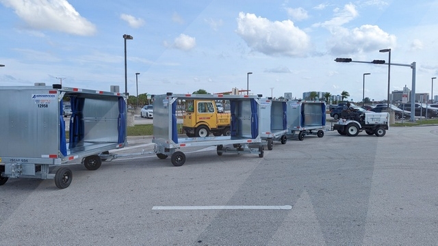 Baggage Carts Closed Iscar BCL-8 Galvanized 2023