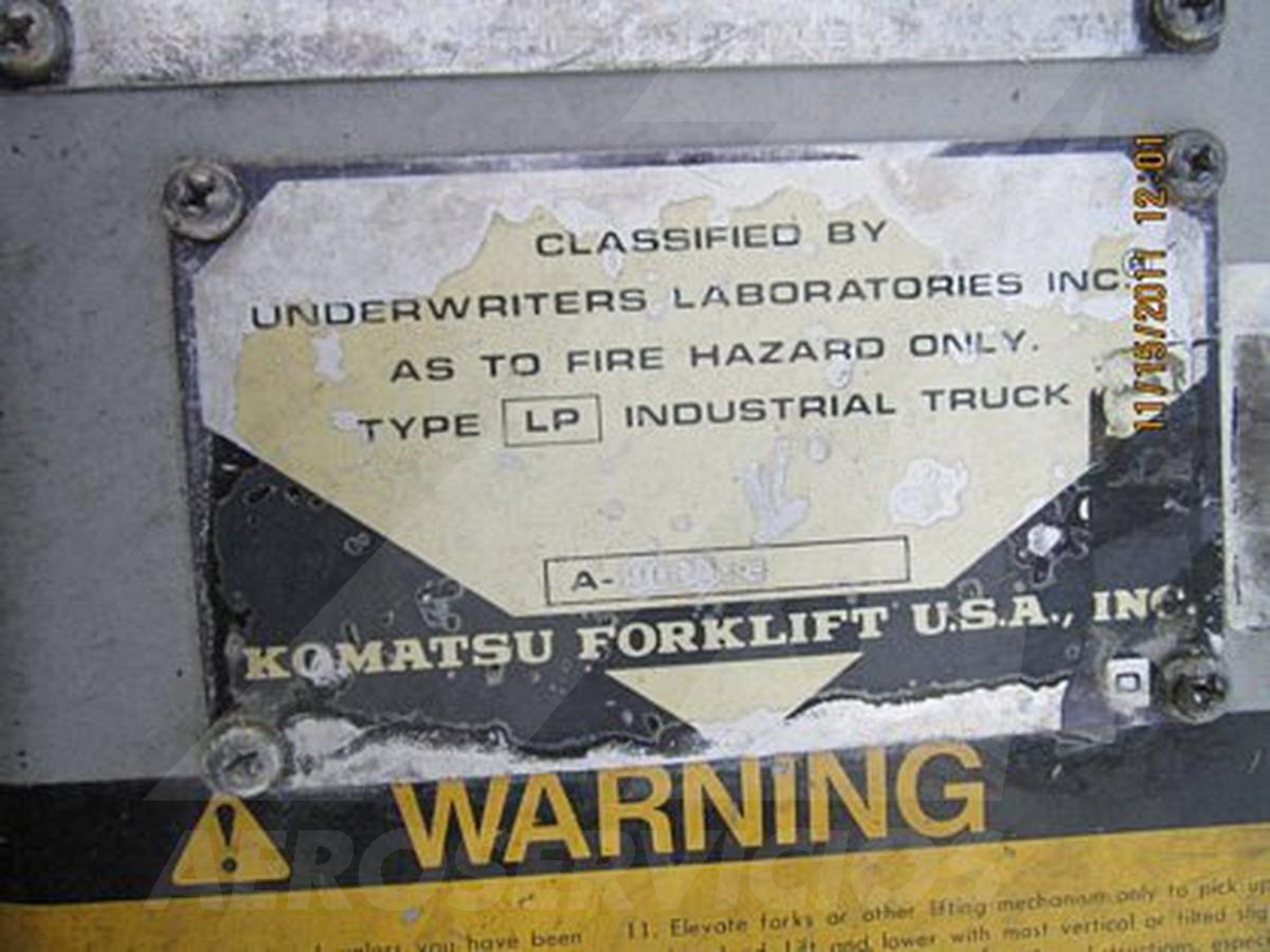 1996 Komatsu FG-10ST15