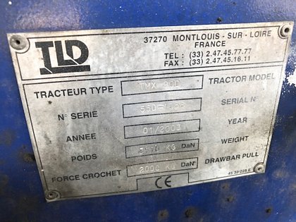 Baggage Tractor TLD TMX-20