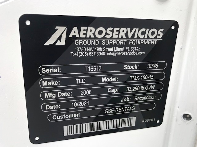 Push Back Tractor TLD TMX-150-15