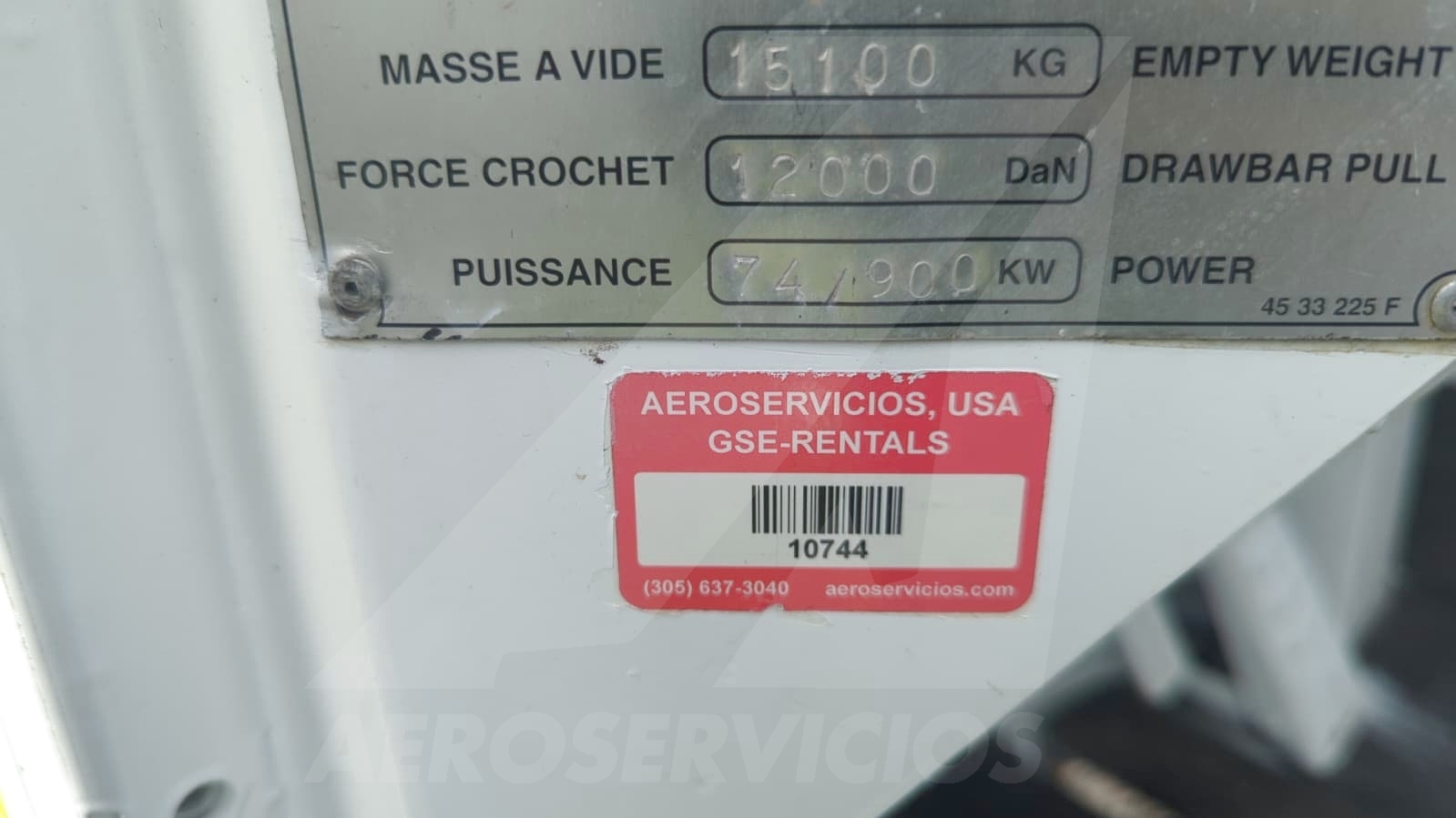 Push Back Tractor TLD TMX-150-15