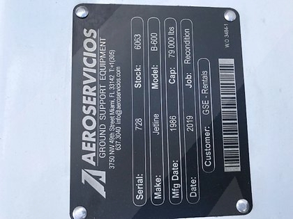 Push Back Tractor Jetline B-600