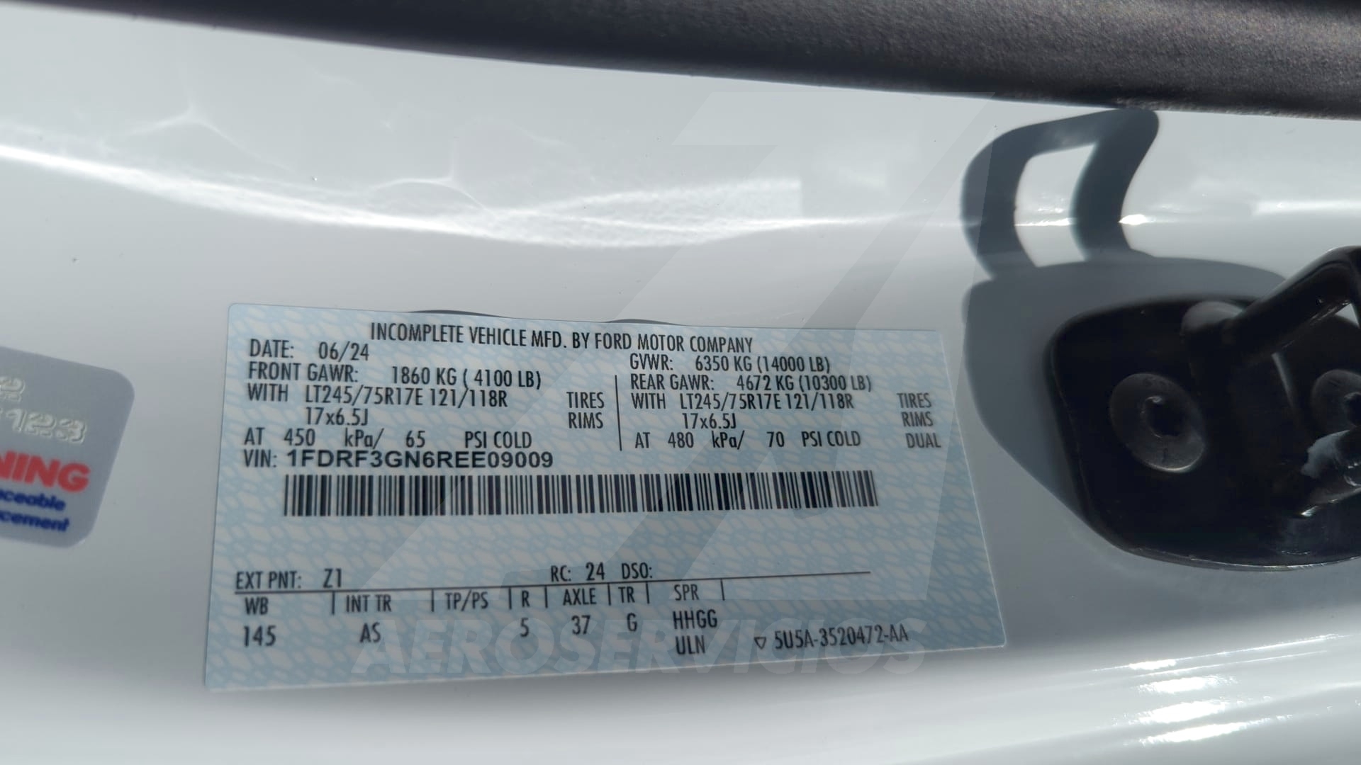 Truck Chassis Ford F-350 XL SD 2024