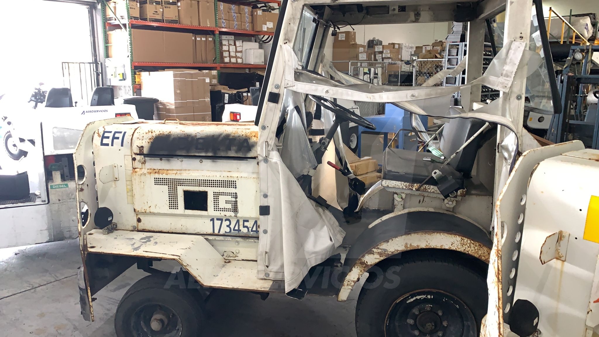 Baggage Tractor Tug MA-30/40 Cab