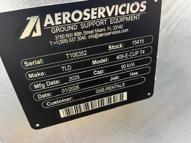 Ground Power Unit TLD GPU 409-E-CUP