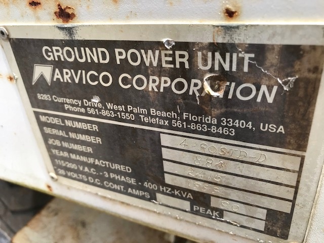 Ground Power Unit Arvico 4-90STD- 90 kVA