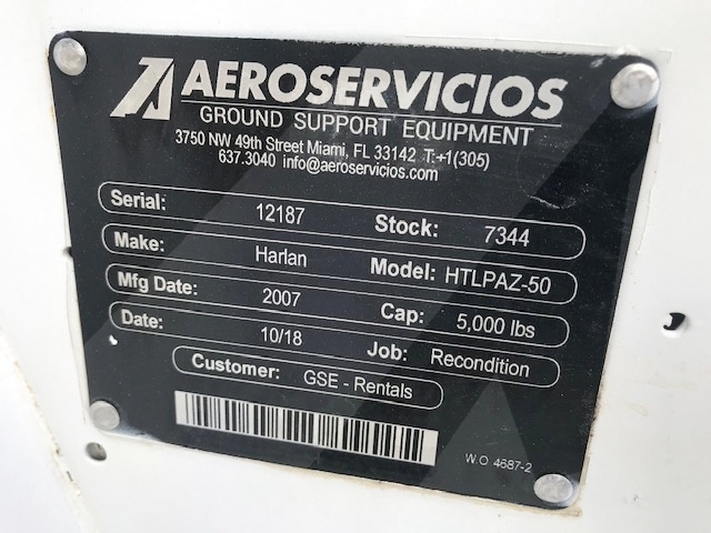 Baggage Tractor Harlan HTLPAZ-50