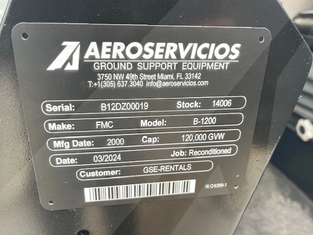 Push Back Tractor FMC B-1200