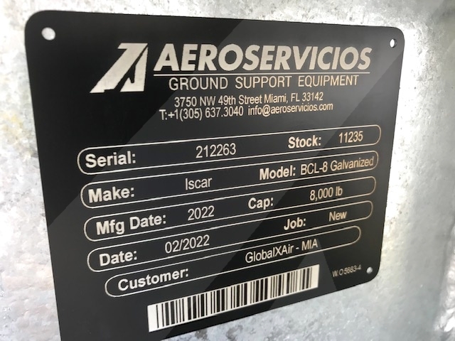 Baggage Carts Closed Iscar BCL-8 Galvanized 2022