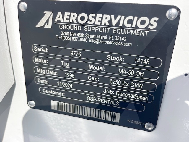 Baggage Tractor Tug MA-50 OH