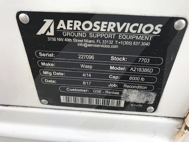 Baggage Cart Wasp A218386D-Knock Down