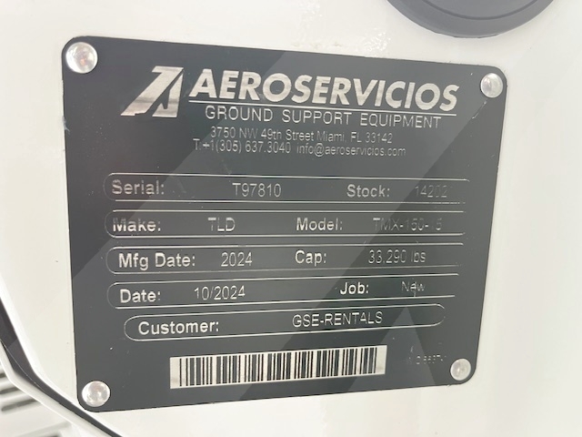 Push Back Tractor TLD TMX-150-15 Tier 4F