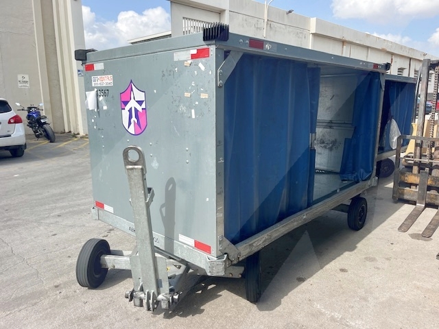 Baggage Carts Closed Iscar BCL-8 Galvanized 2023