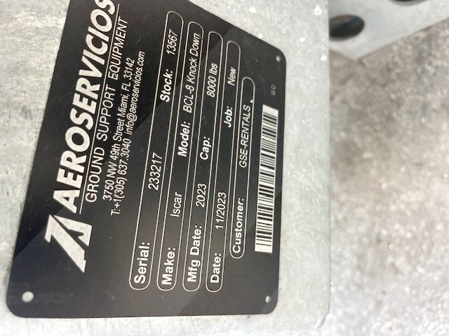 Baggage Carts Closed Iscar BCL-8 Galvanized 2023