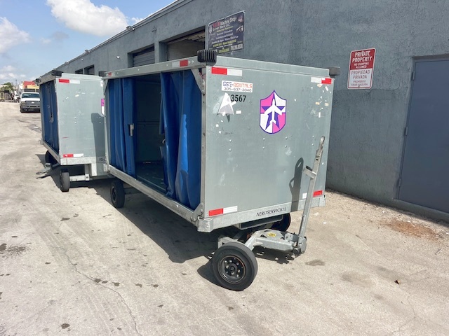 Baggage Carts Closed Iscar BCL-8 Galvanized 2023