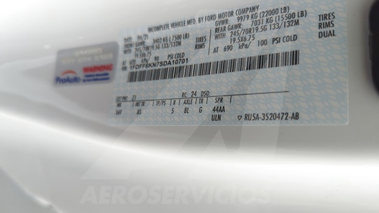 Truck Chassis Ford F-600