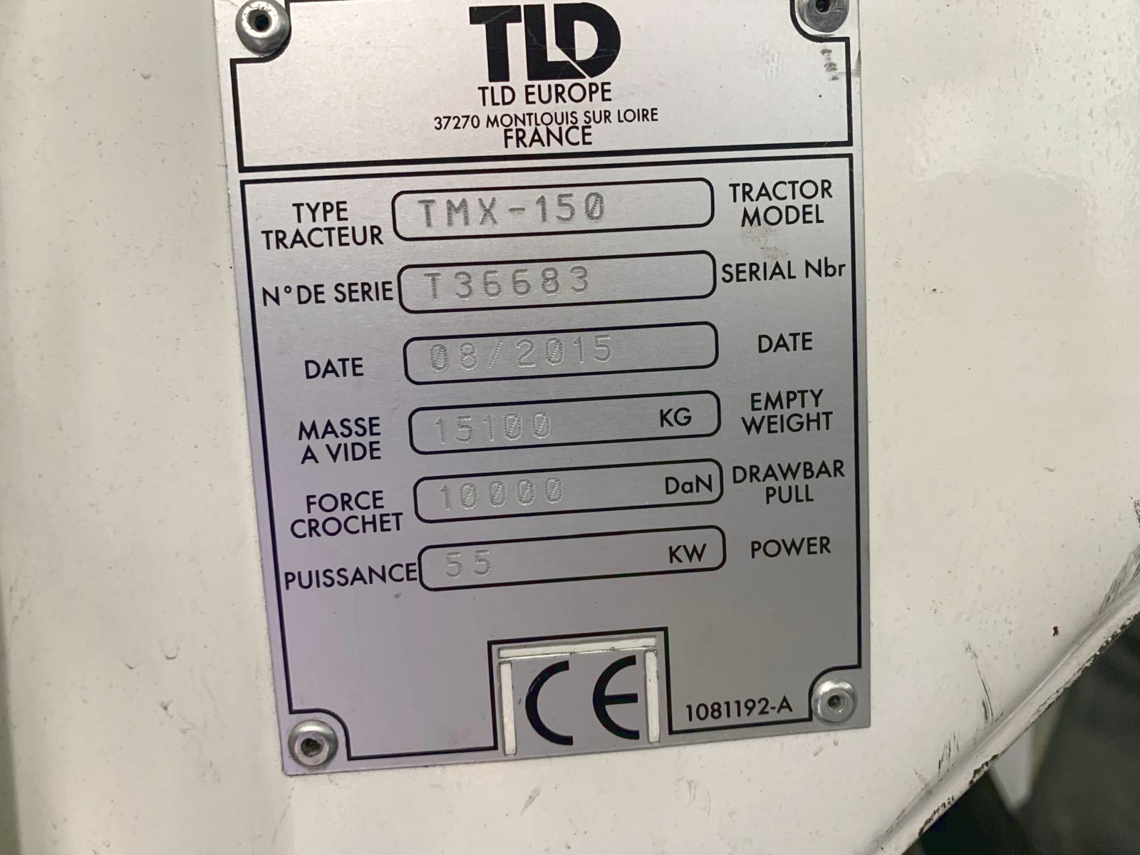 Push Back Tractor TLD TMX-150-15 Tier 4F