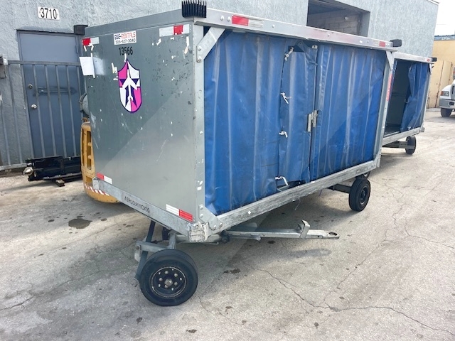 Baggage Carts Closed Iscar BCL-8 Galvanized 2023