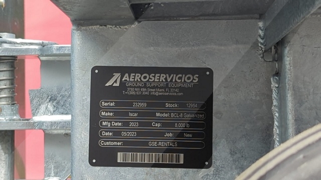 Baggage Carts Closed Iscar BCL-8 Galvanized 2023