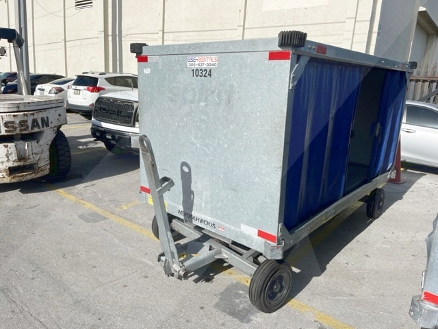 Baggage Carts Closed Iscar BCL-8 Galvanized